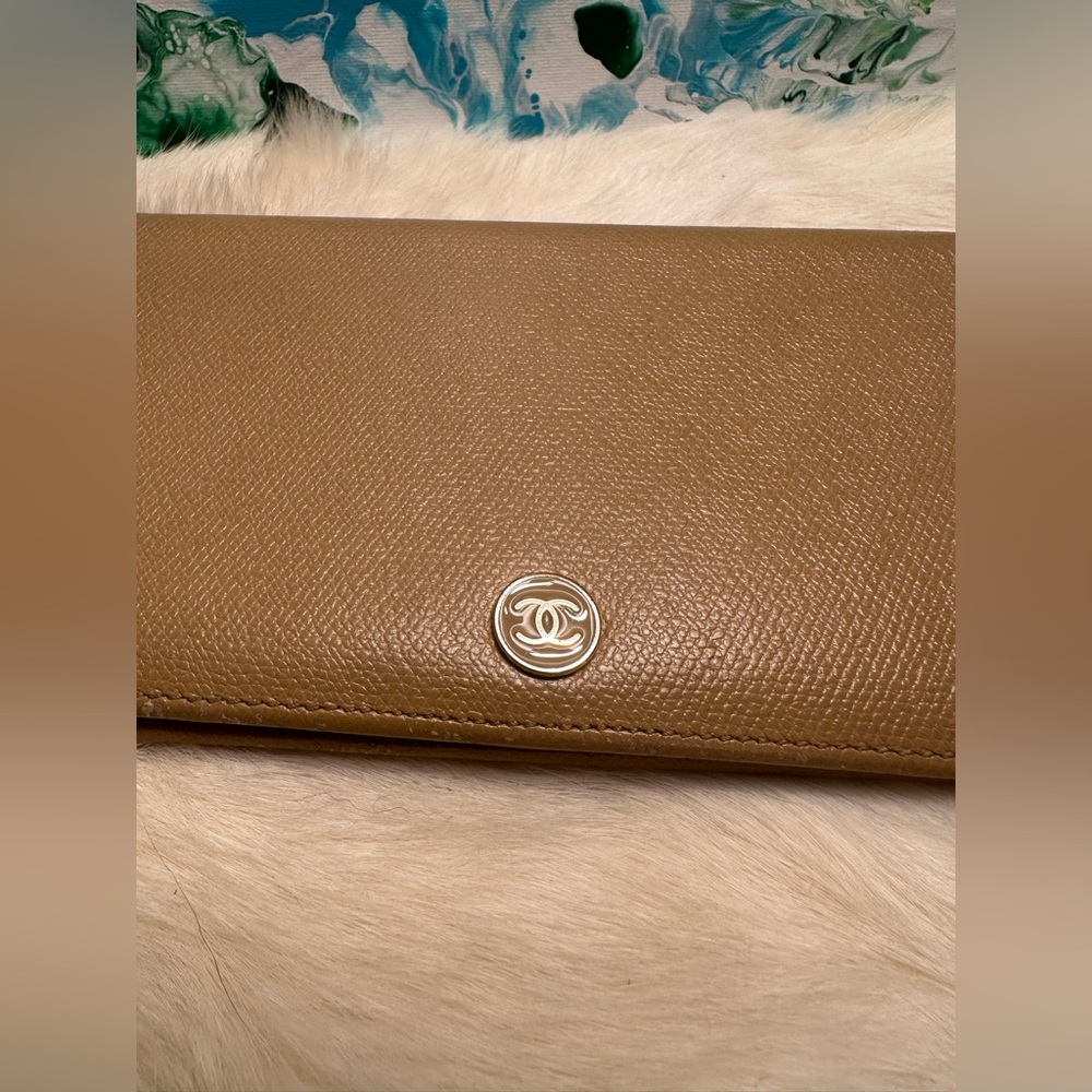 Chanel Vintage Brown Caviar Long Leather Wallet - Picture 7 of 7